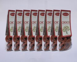 CHOCO - Apfelringe im Schokomantel 100g | 8er Karton