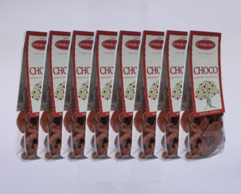 CHOCO - Apfelringe im Schokomantel 100g | 8er Karton