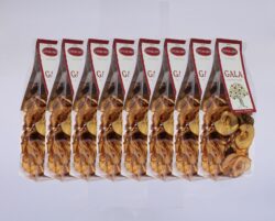 GALA - Apfelringe extra dünn mit Schale 80g | 8er Karton