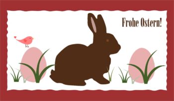 Dörrapfelschokolade 70g "Ostern"
