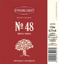 No 48 Apfelmost/Apfelwein - 1 Liter